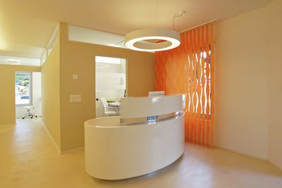 Vertical Blind Systems, SG 2950, Multi Shadow, Doctor's Office, Zug, Switzerland, Vertical Waves