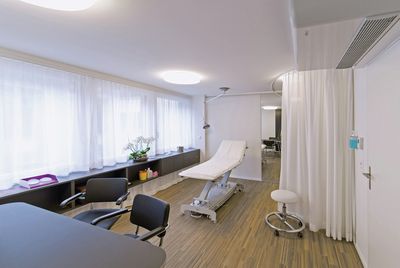 Curtain Systems, Colorama 1 Bioactive, Doctor's Office, Biel, Switzerland