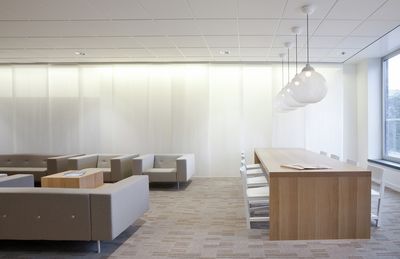 Panel Glide Systems, SG 2700, Colorama 1, Room shot "DLA Piper",Amsterdam, the Netherlands