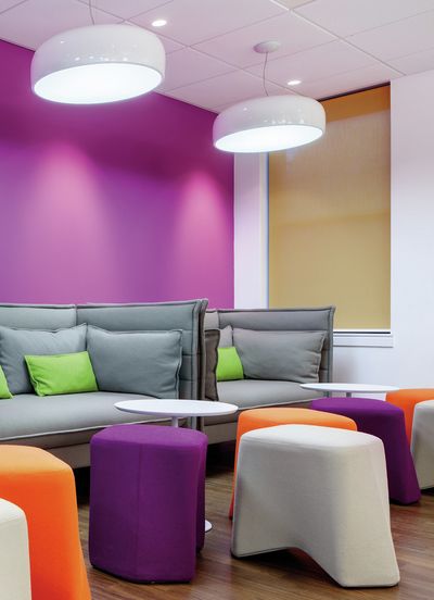 Roller Blind Systems, SG 4910, Colorama 2, Room shot "Dana Petroleum", Aberdeen, United Kingdom